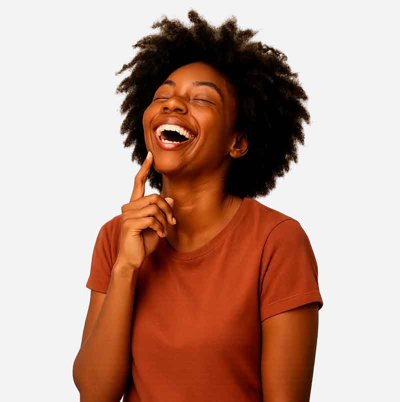 Joy woman in the Live Chat